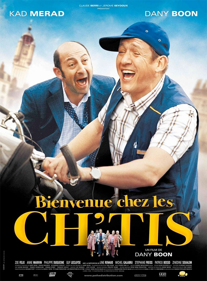 Bienvenue chez les Ch'tis (Dany Boon, 2008)