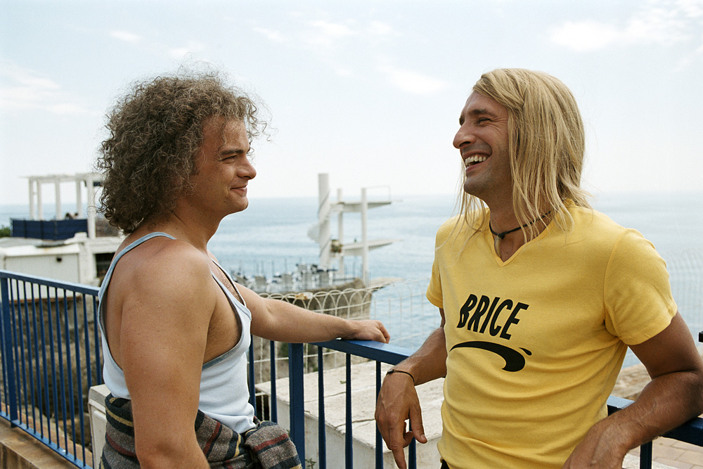 Clovis Cornillac et Jean Dujardin dans Brice de Nice Clovis Cornillac et Jean Dujardin dans Brice de Nice